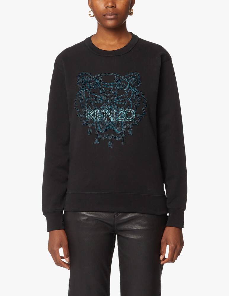 Kenzo Felpa girocollo in cotone Tiger - immagine 4 Kenzo Felpa girocollo in cotone Tiger - immagine 4