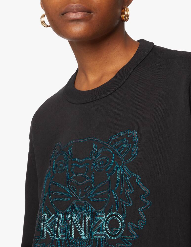 Kenzo Felpa girocollo in cotone Tiger - immagine 5 Kenzo Felpa girocollo in cotone Tiger - immagine 5