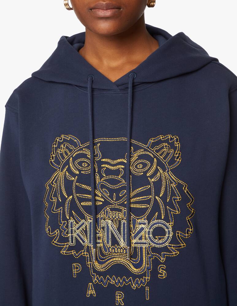 rinascente Kenzo Felpa con cappuccio in cotone Tiger