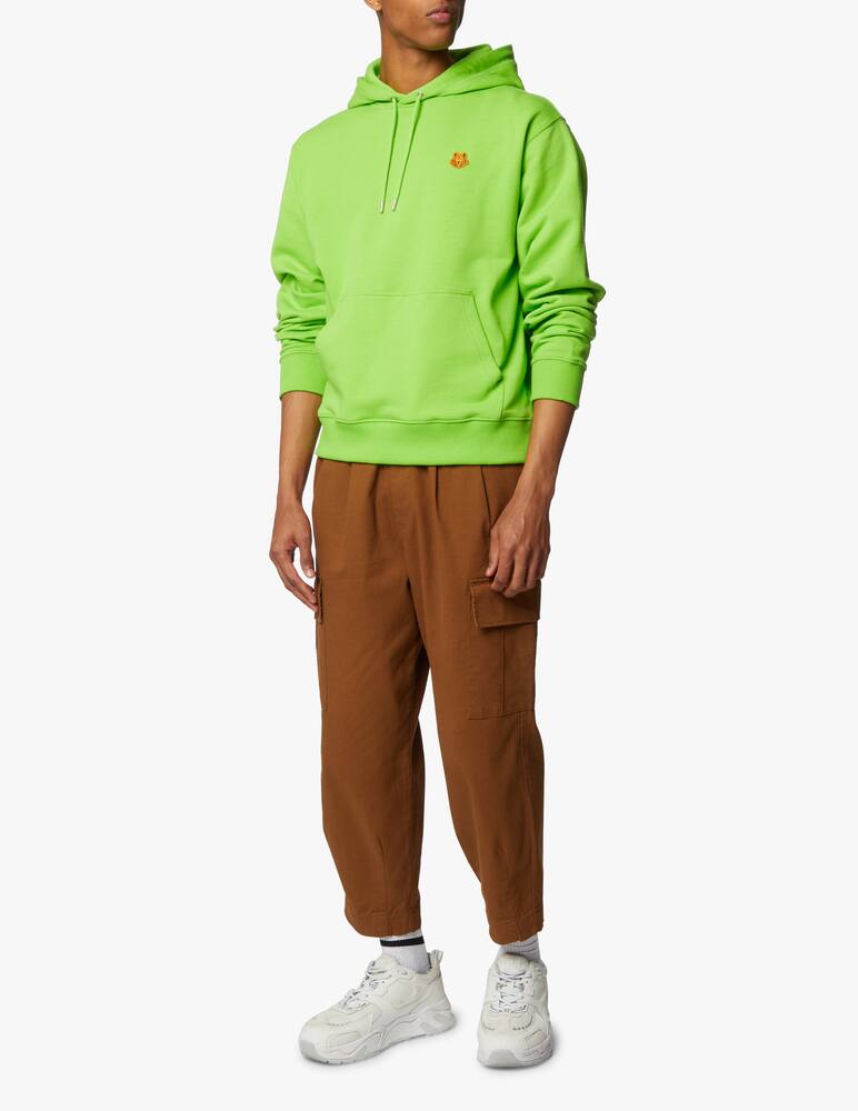 rinascente Kenzo Felpa con cappuccio tiger crest cotone organico - verde
