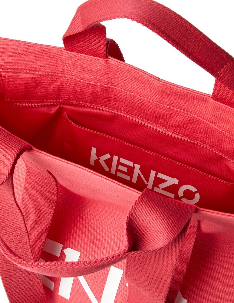rinascente Kenzo Cotton tote bag with logo - pink