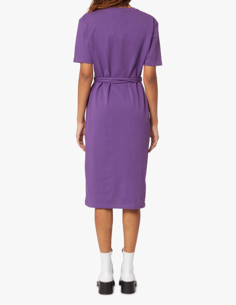 rinascente Kenzo Cotton dress with waist culiss - violet