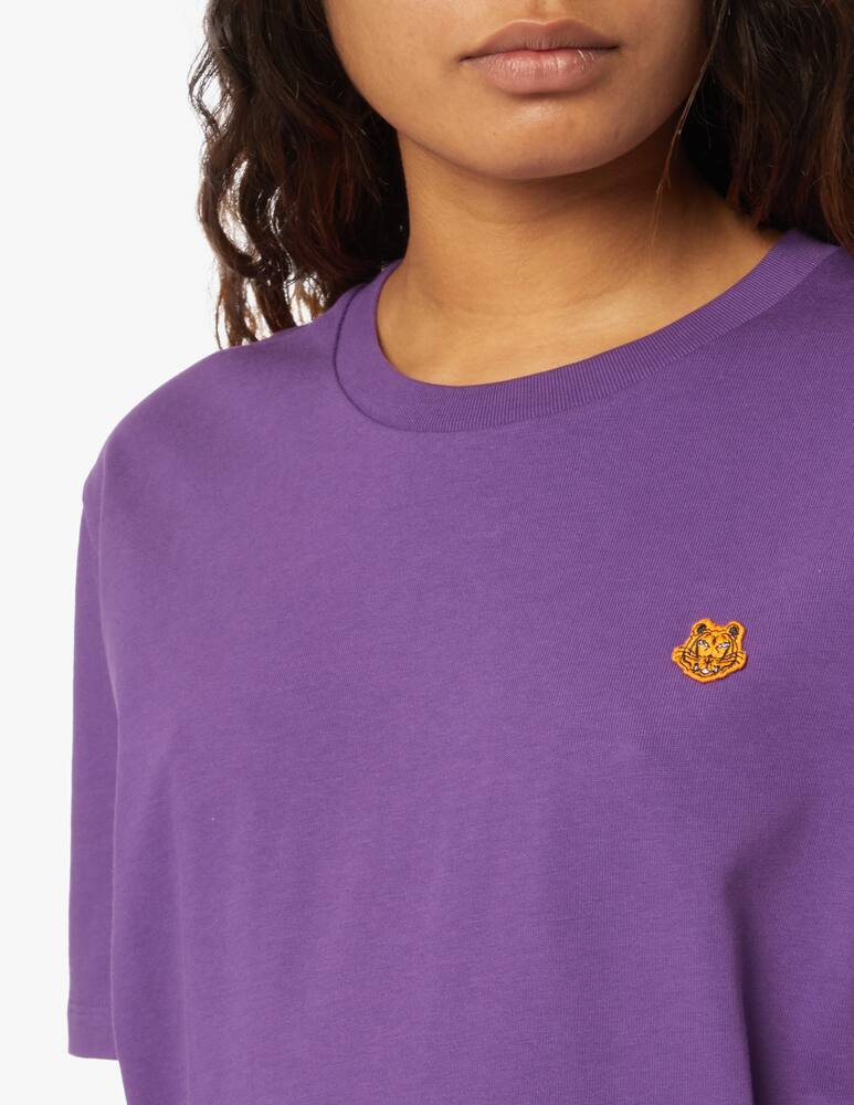 rinascente Kenzo Cotton dress with waist culiss - violet