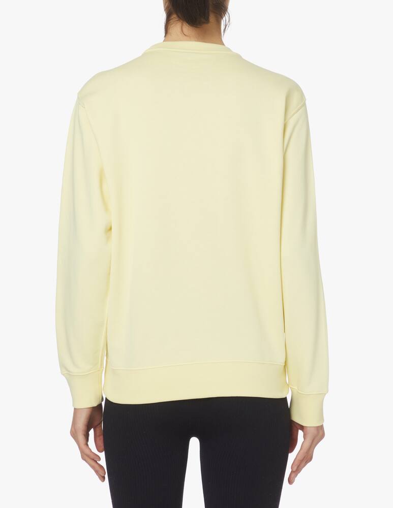 rinascente Kenzo Felpa girocollo in cotone con logo - giallo