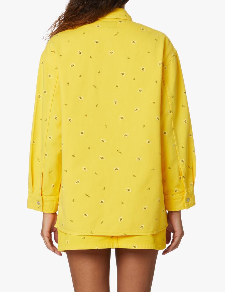 rinascente Kenzo Cotton bandana blazer - yellow