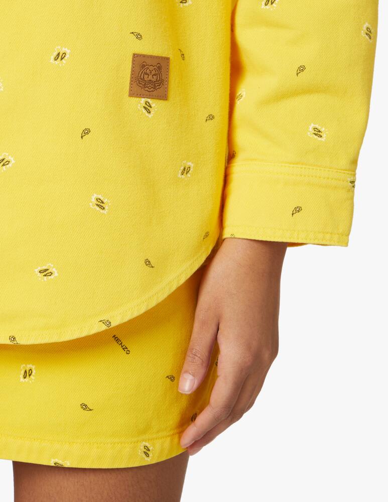 rinascente Kenzo Cotton bandana blazer - yellow