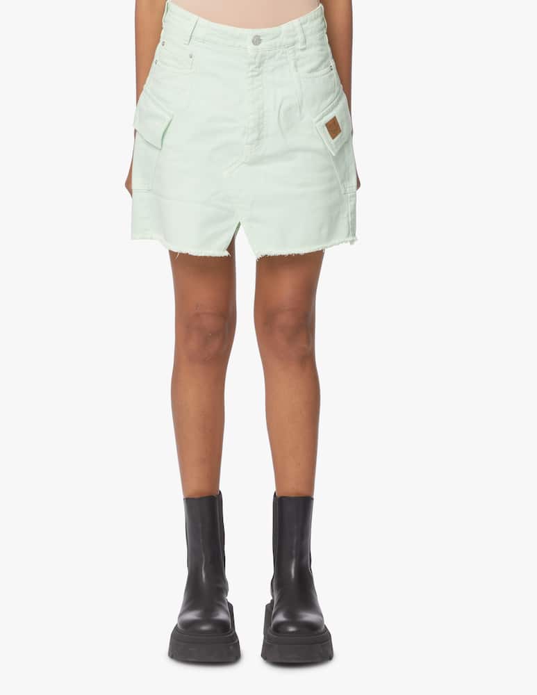 rinascente Kenzo Denim cargo mini skirt - green