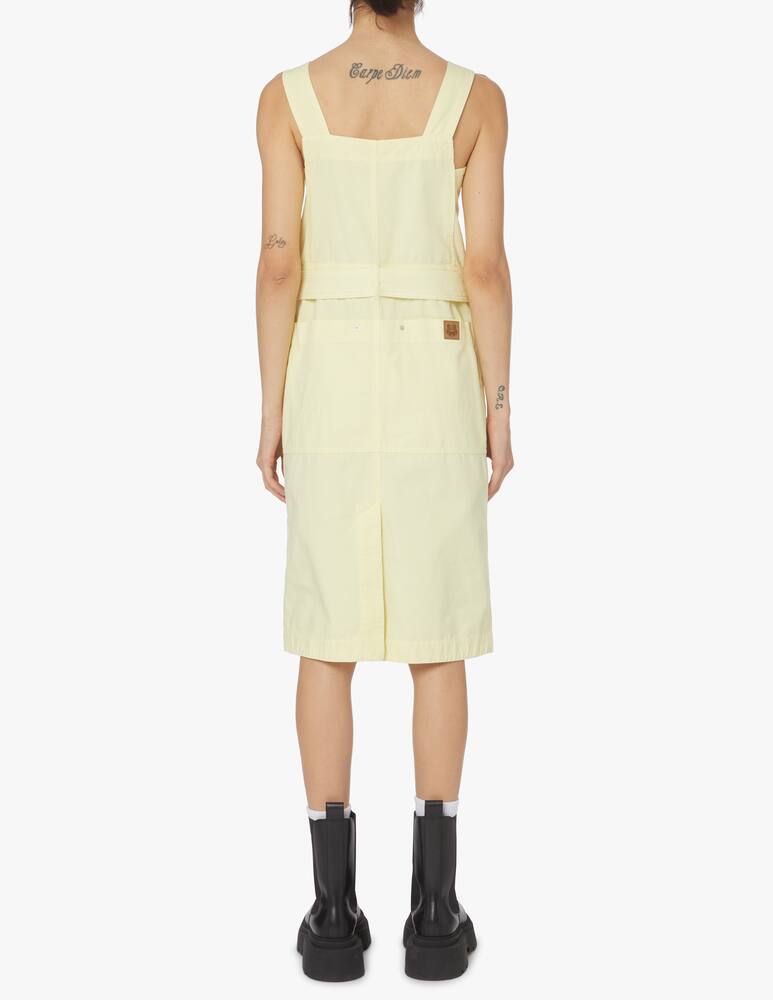 rinascente Kenzo Vestito di jeans salopette midi - giallo