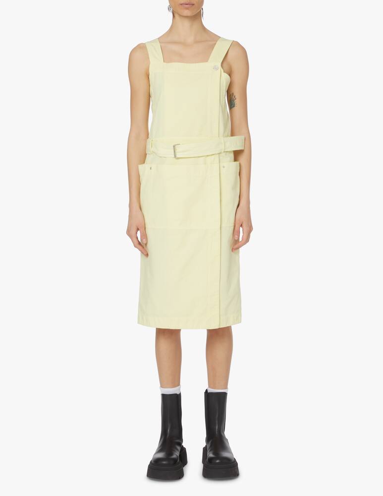 rinascente Kenzo Vestito di jeans salopette midi - giallo