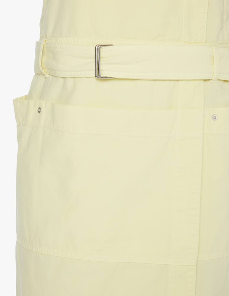 rinascente Kenzo Vestito di jeans salopette midi - giallo