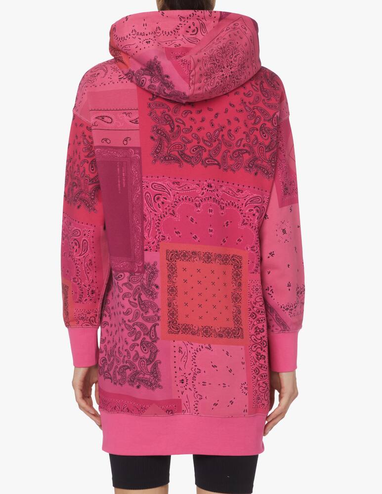 Kenzo Vestito felpa bandana con cappuccio - rosa - immagine 3 Kenzo Vestito felpa bandana con cappuccio - rosa - immagine 3