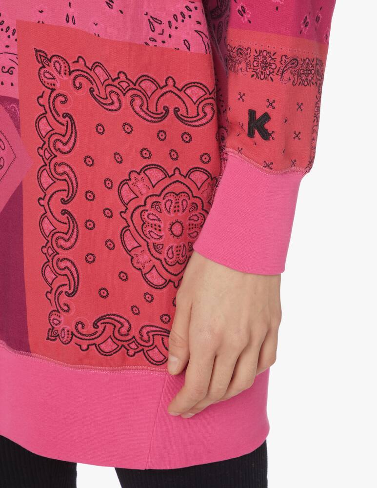 Kenzo Vestito felpa bandana con cappuccio - rosa - immagine 4 Kenzo Vestito felpa bandana con cappuccio - rosa - immagine 4