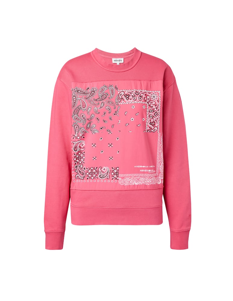 rinascente Kenzo Felpa girocollo in cotone - rosa