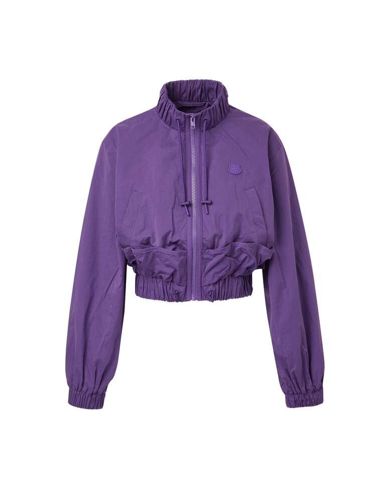 rinascente Kenzo Giacca a vento crop con tigre - viola