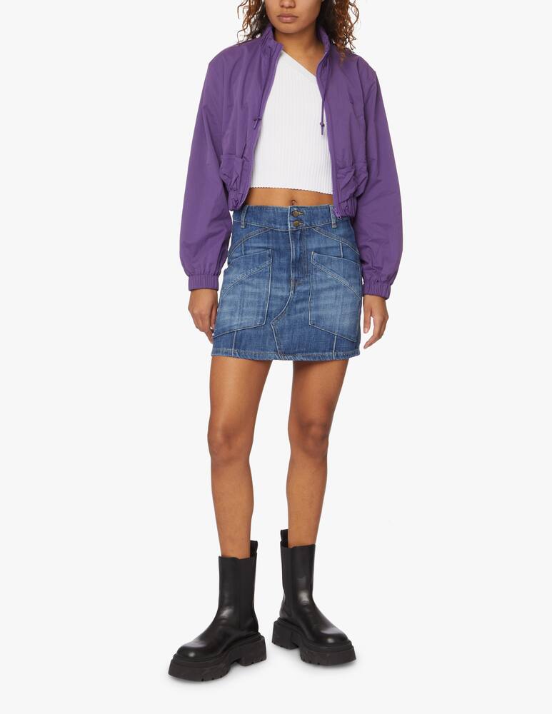 rinascente Kenzo Giacca a vento crop con tigre - viola