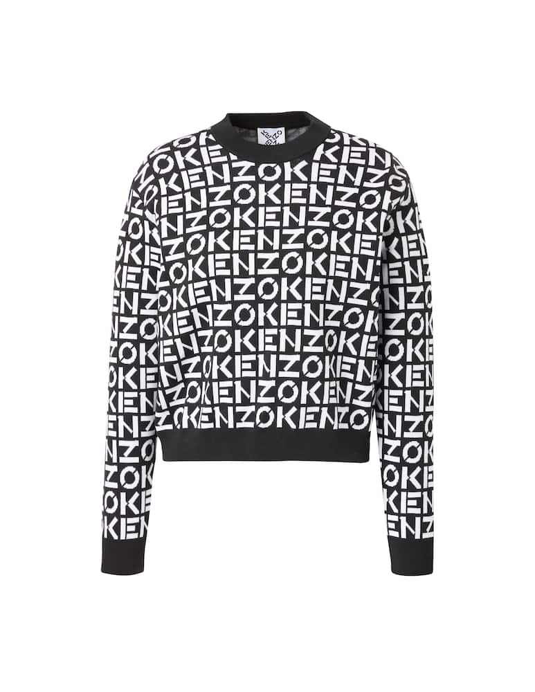 rinascente Kenzo Sport long-sleeved shirt with logo - black