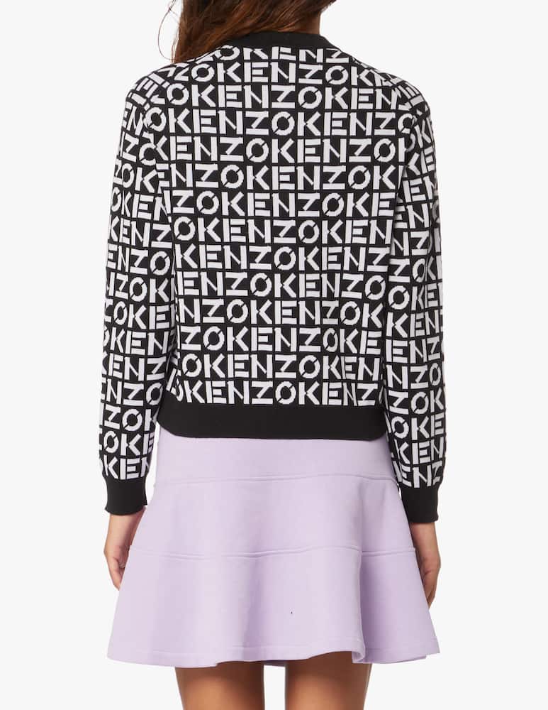 rinascente Kenzo Sport long-sleeved shirt with logo - black