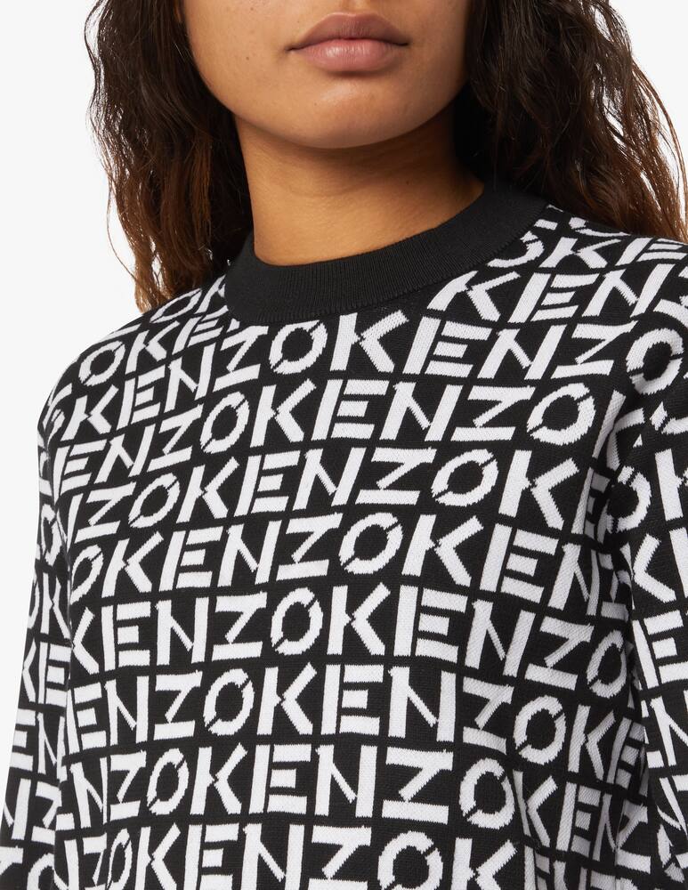 rinascente Kenzo Sport long-sleeved shirt with logo - black