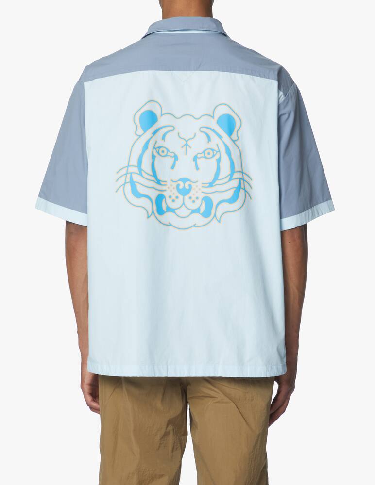 rinascente Kenzo Long sleeve shirt nylon tiger retro coulisse - grey