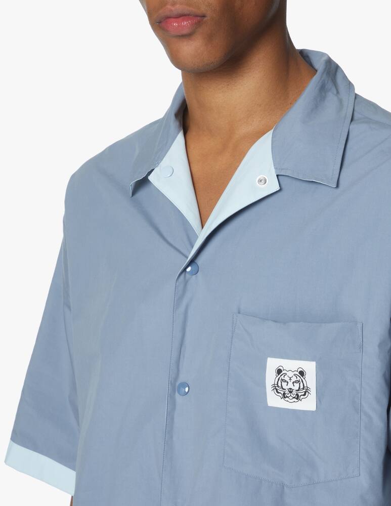 rinascente Kenzo Long sleeve shirt nylon tiger retro coulisse - grey