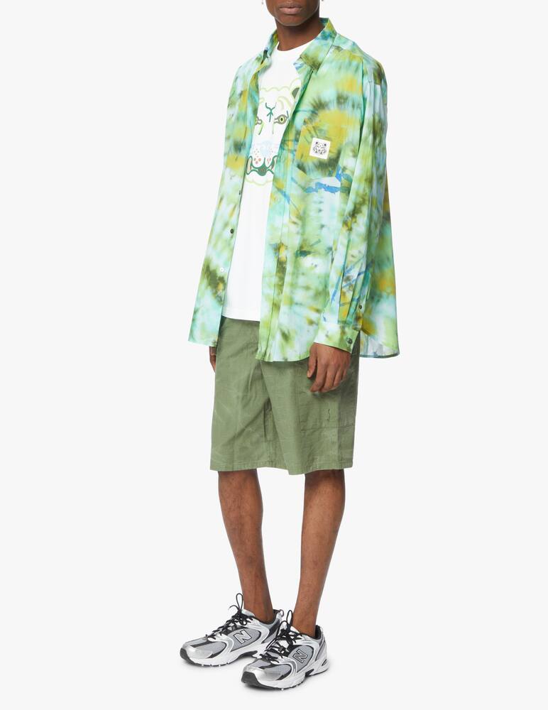 rinascente Kenzo Long sleeve shirt tie dye - green