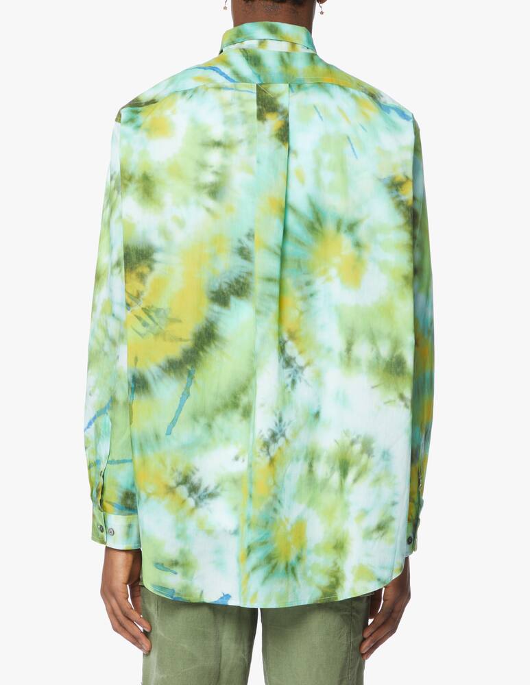 rinascente Kenzo Long sleeve shirt tie dye - green