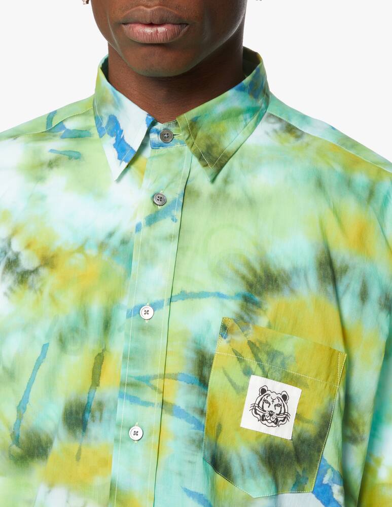 rinascente Kenzo Long sleeve shirt tie dye - green