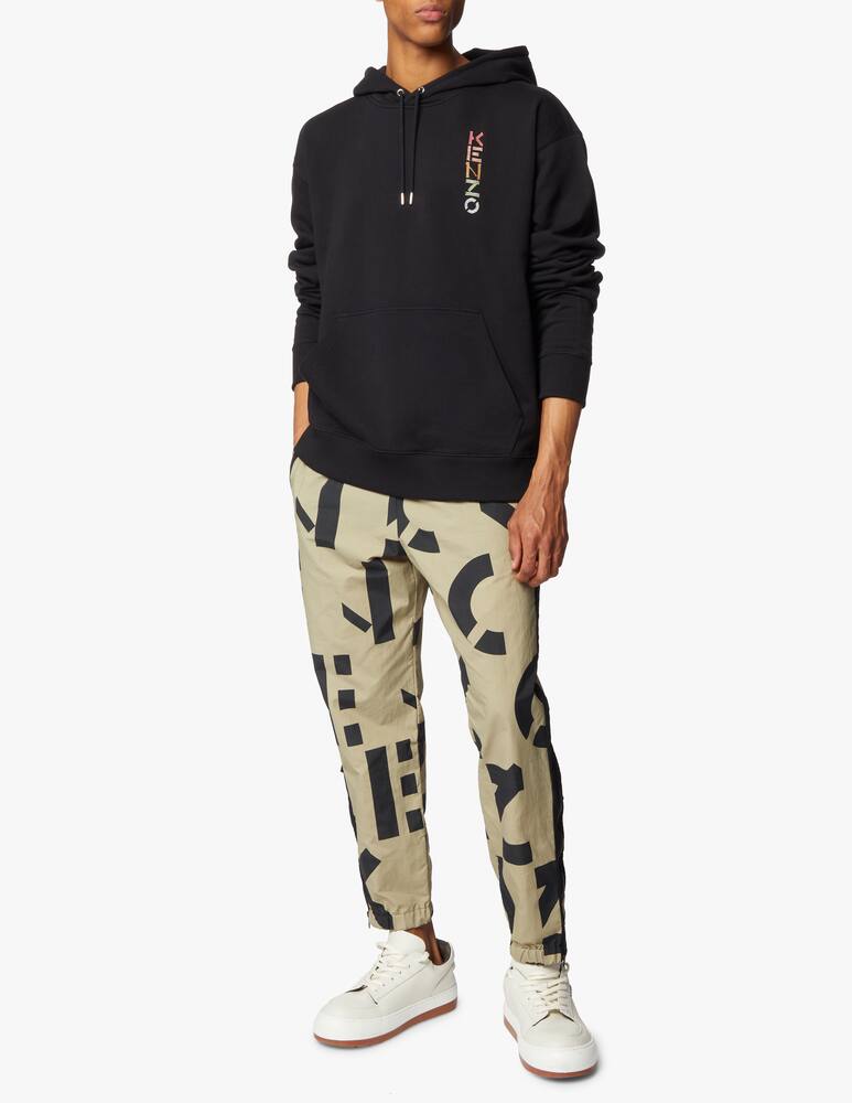 rinascente Kenzo Hoodie logo gradient back - black