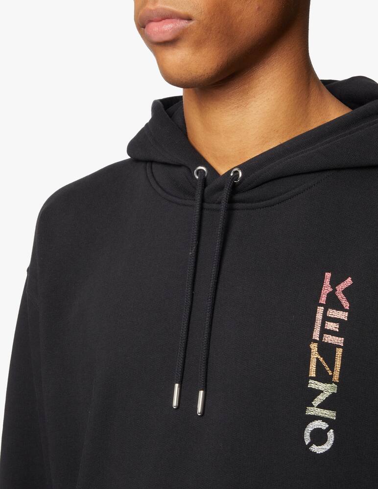 rinascente Kenzo Hoodie logo gradient back - black