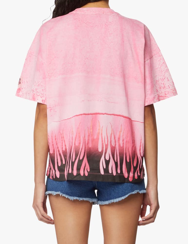 rinascente Kenzo T-shirt in cotone - rosa