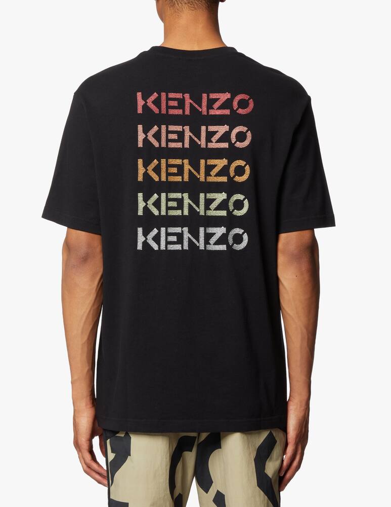 rinascente Kenzo Maglietta logo gradient back - nero
