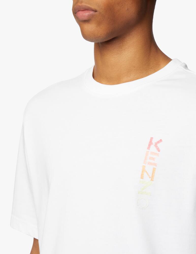 rinascente Kenzo T-shirt logo gradient back - white