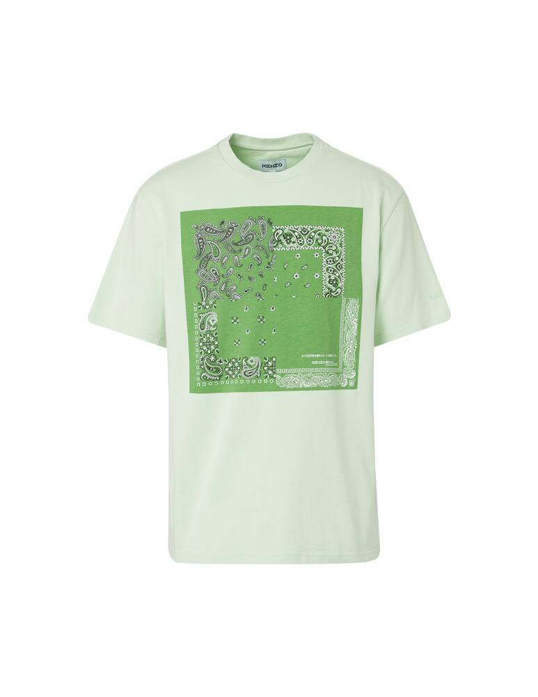 rinascente Kenzo T-shirt bandana patch - green