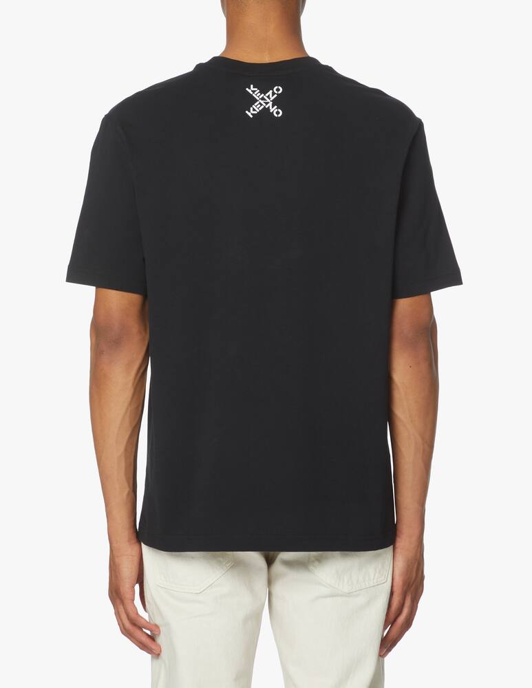 rinascente Kenzo T-shirt multi logo kenzo sport - black