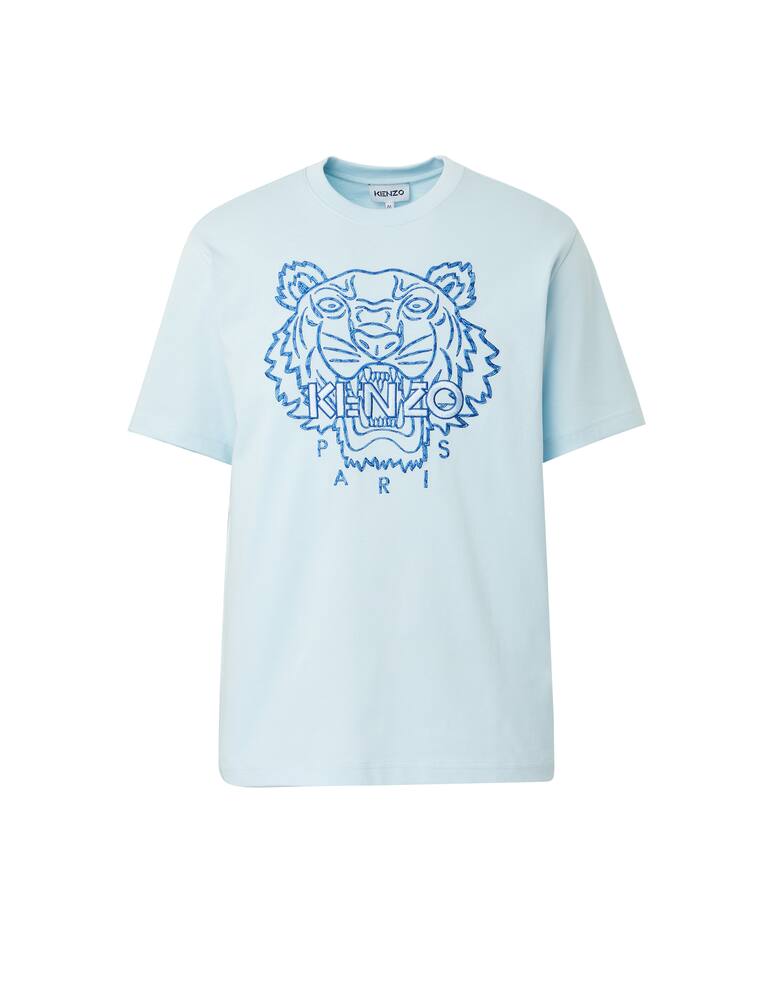 rinascente Kenzo Maglietta manica corta icon tiger ricamo - azzurro