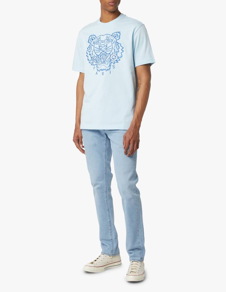 rinascente Kenzo Maglietta manica corta icon tiger ricamo - azzurro