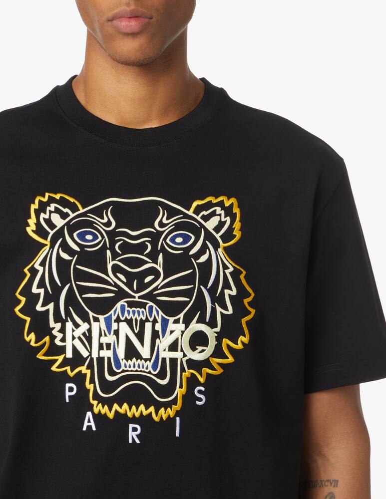 rinascente Kenzo T-shirt icon tiger ricamo - black
