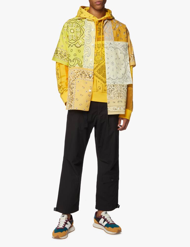 Kenzo Camicia manica corta bandana patchwork - giallo - immagine 2 Kenzo Camicia manica corta bandana patchwork - giallo - immagine 2