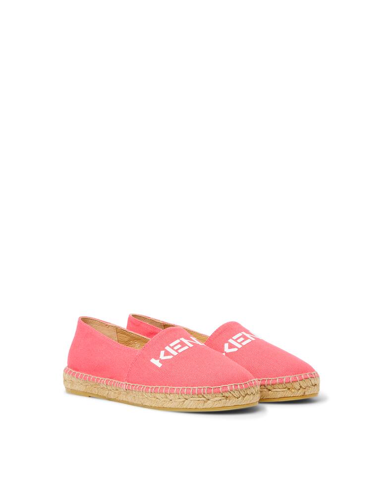 rinascente Kenzo Espadrille classiche in cotone con logo - rosa