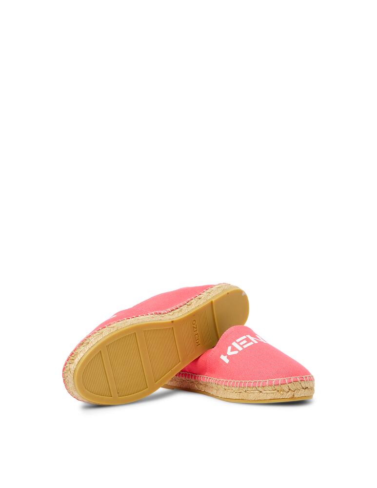 rinascente Kenzo Espadrille classiche in cotone con logo - rosa