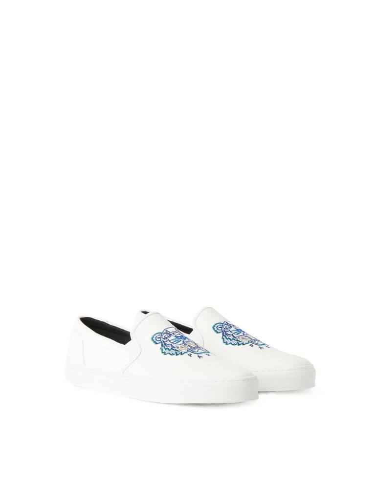 rinascente Kenzo Slip on tiger shoes - white