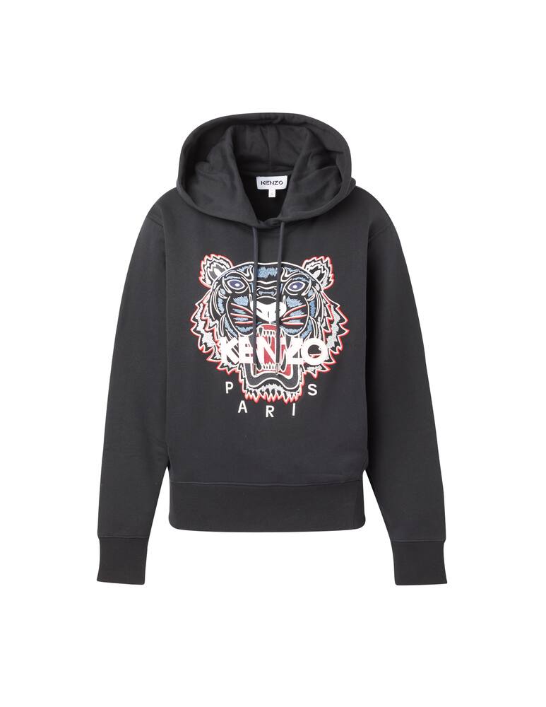 rinascente Kenzo Felpa con cappuccio tiger in cotone - nero