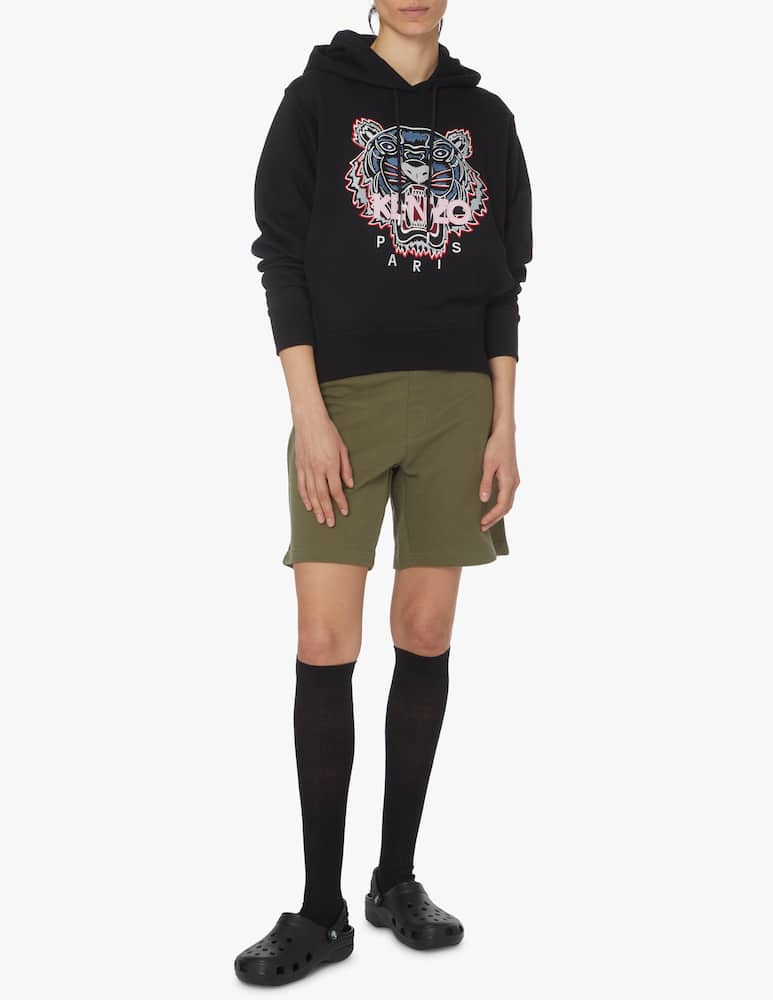 rinascente Kenzo Felpa con cappuccio tiger in cotone - nero