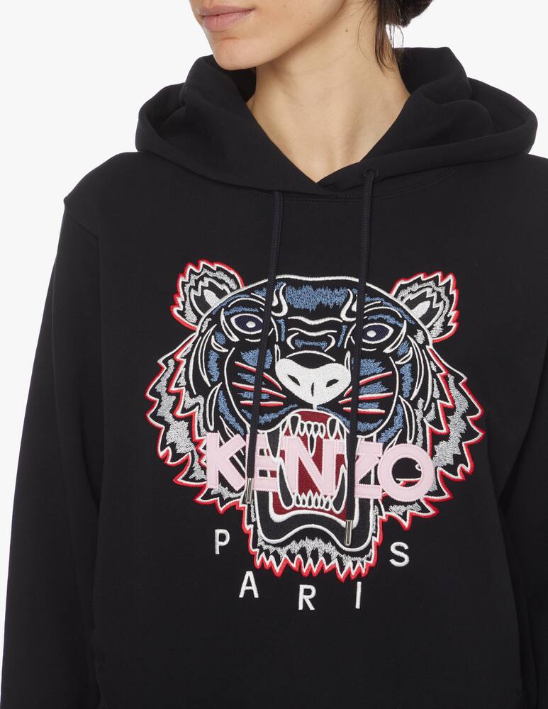 rinascente Kenzo Felpa con cappuccio tiger in cotone - nero