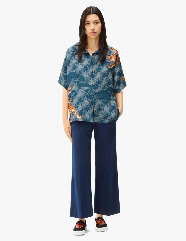 Kenzo Camicia in seta - blu - immagine 2 Kenzo Camicia in seta - blu - immagine 2