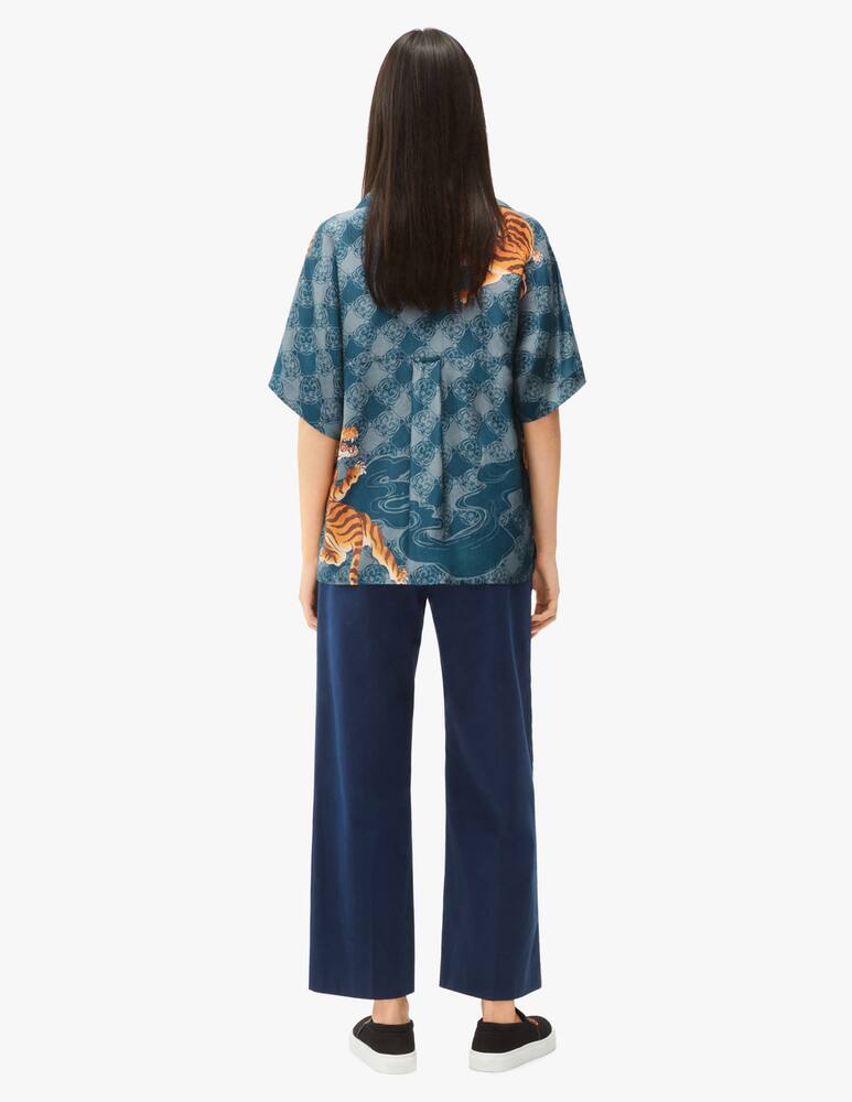 Kenzo Camicia in seta - blu - immagine 3 Kenzo Camicia in seta - blu - immagine 3