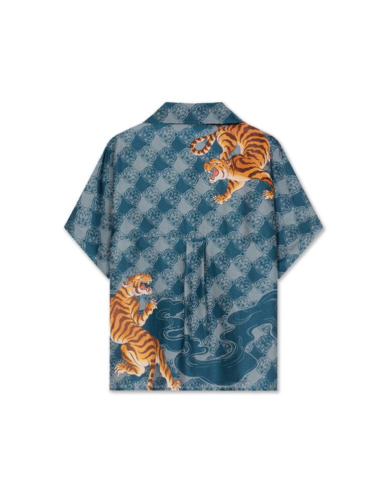Kenzo Camicia in seta - blu - immagine 5 Kenzo Camicia in seta - blu - immagine 5