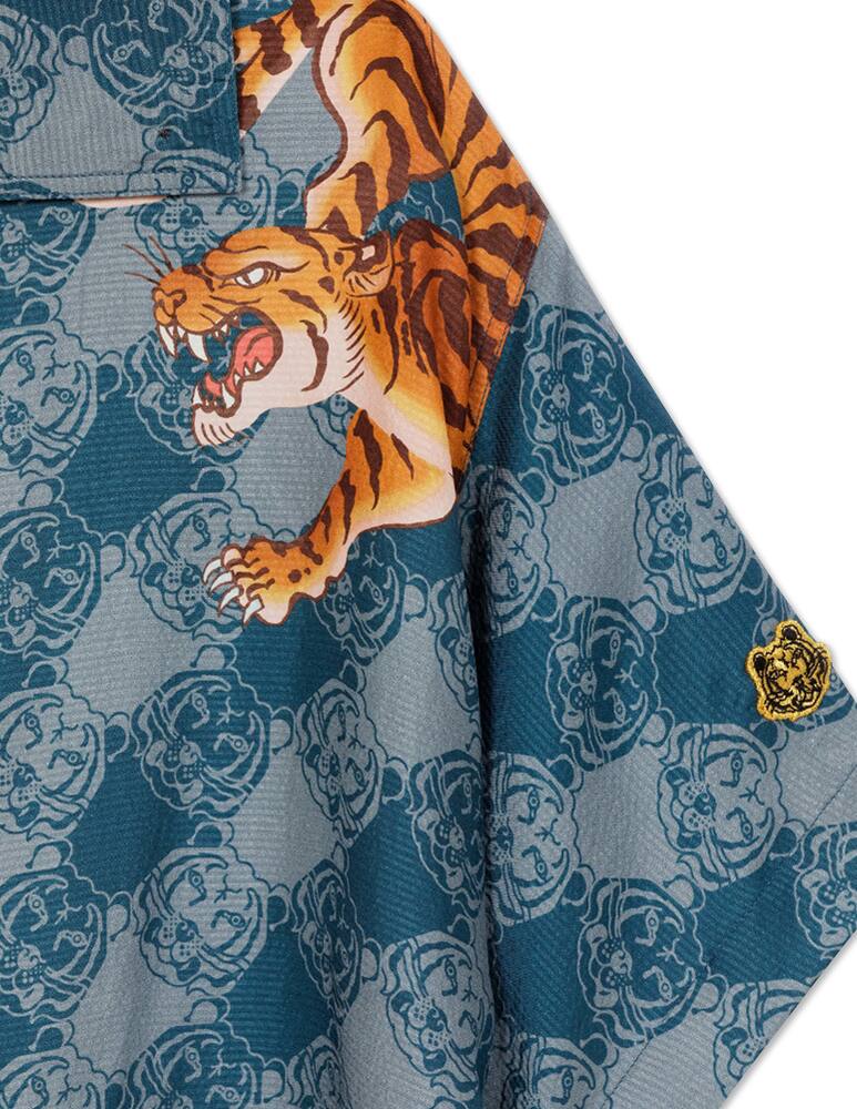 Kenzo Camicia in seta - blu - immagine 6 Kenzo Camicia in seta - blu - immagine 6