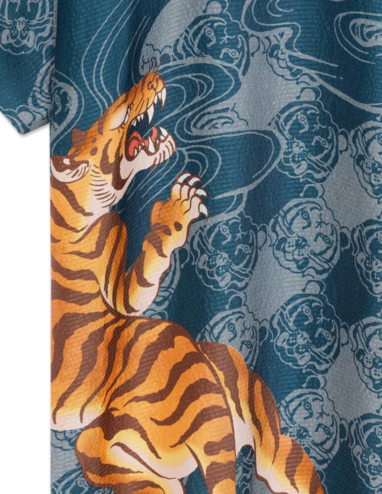 Kenzo Camicia in seta - blu - immagine 7 Kenzo Camicia in seta - blu - immagine 7