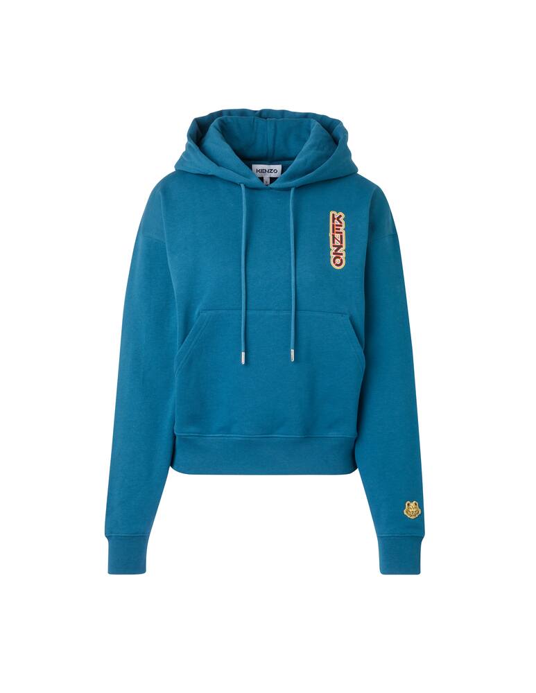 rinascente Kenzo Felpa con cappuccio in cotone - blu